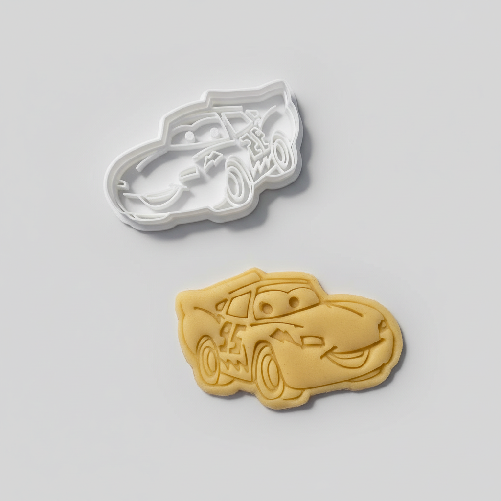 Lightning McQueen Ausstechform für Kekse - Cookie Cutter