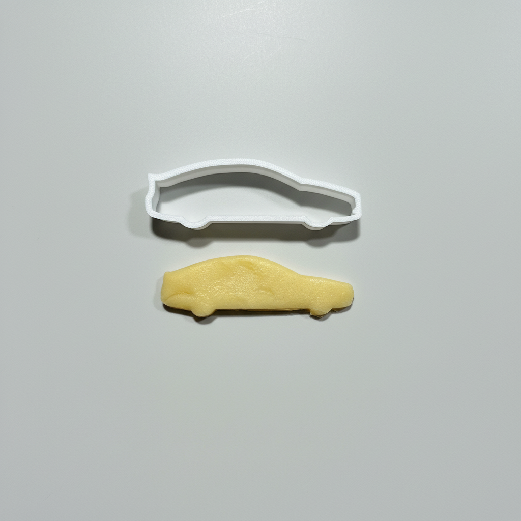 Tesla Model S Ausstechform - CarCookie